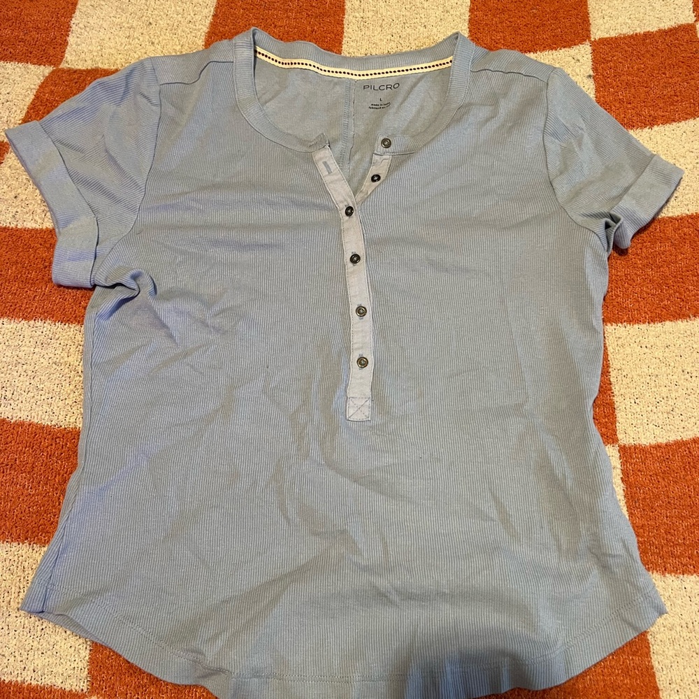 Blue pilcro t shirt